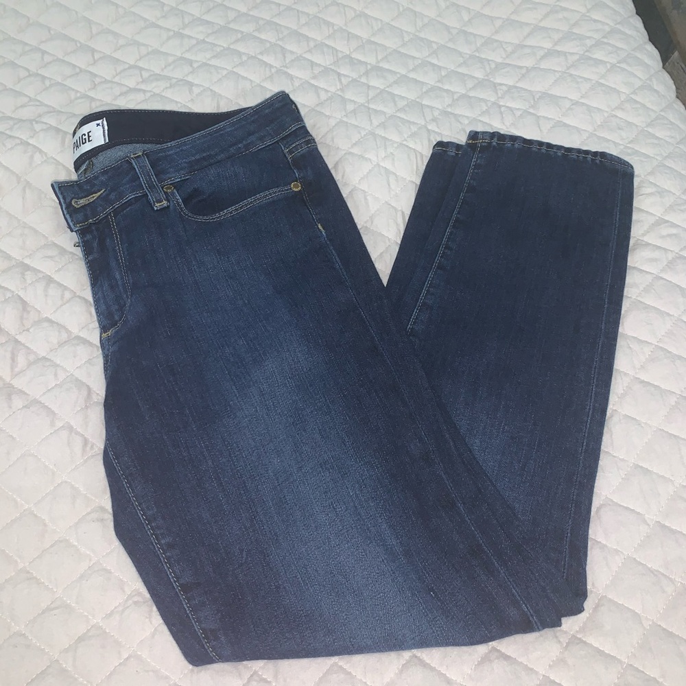 Paige Kylie Crop jeans dark blue NWOT